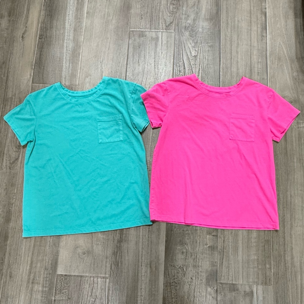 Bundle of 2 Cat & Jack Short Sleeve Pocket Tee